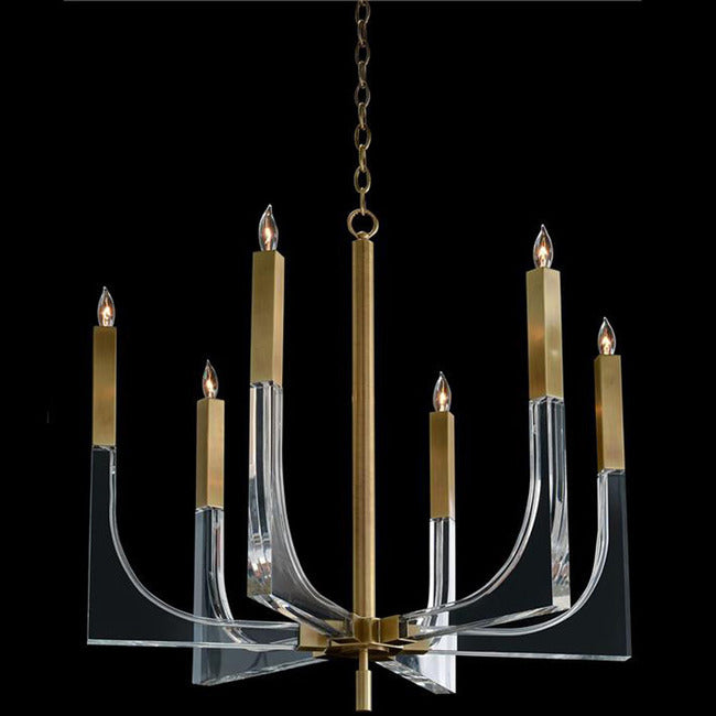 Linear Edge Chandelier
