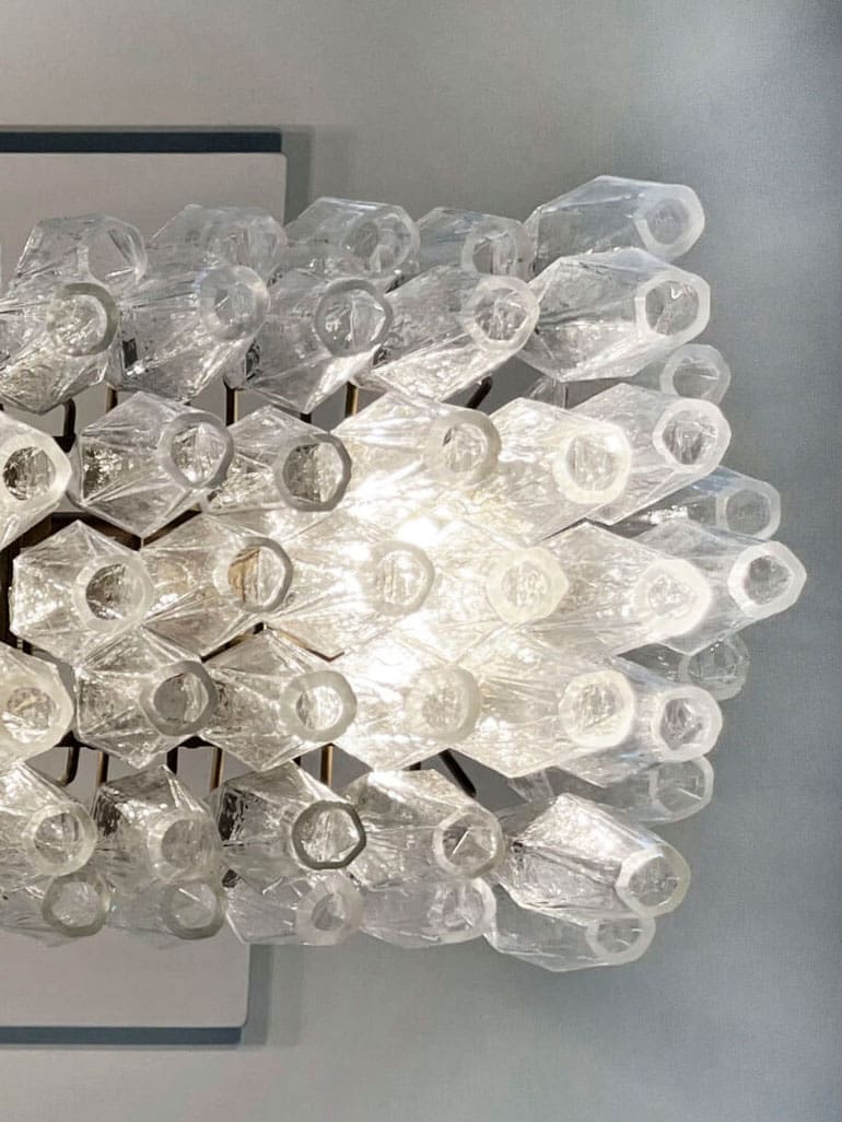 Murano Chandelier – Poliedri – 138 Glass