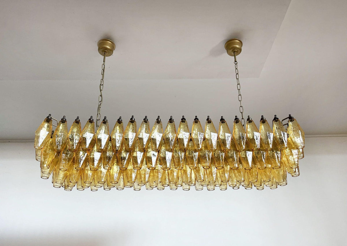 Murano Chandelier – Poliedri – 138 Glass