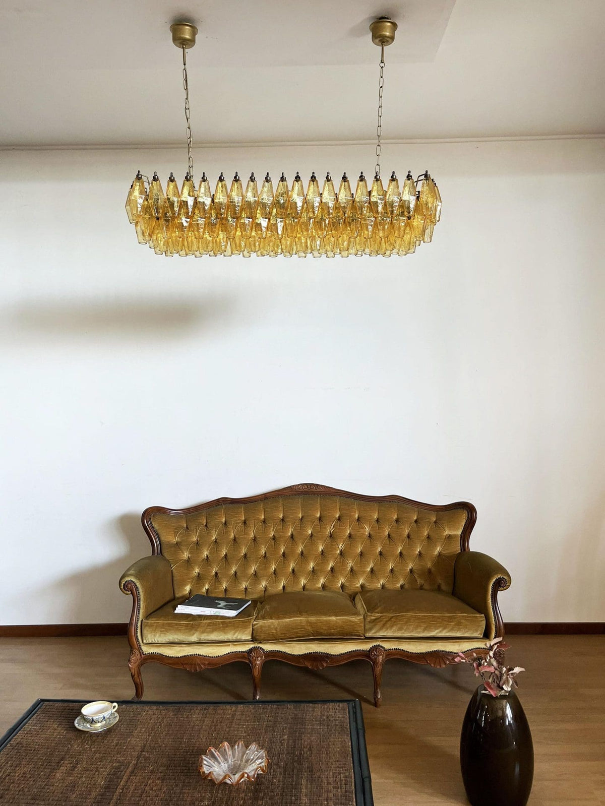 Murano Chandelier – Poliedri – 138 Glass