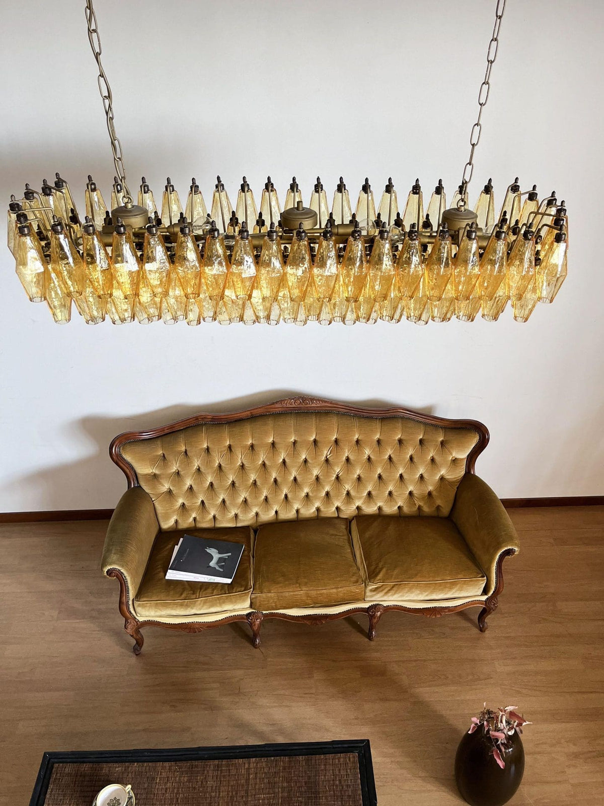 Murano Chandelier – Poliedri – 138 Glass