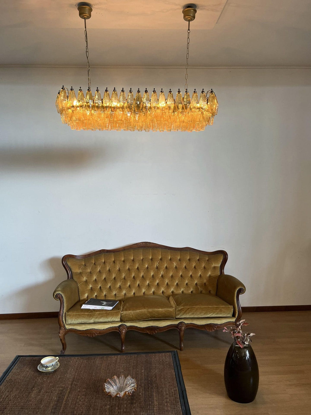 Murano Chandelier – Poliedri – 138 Glass