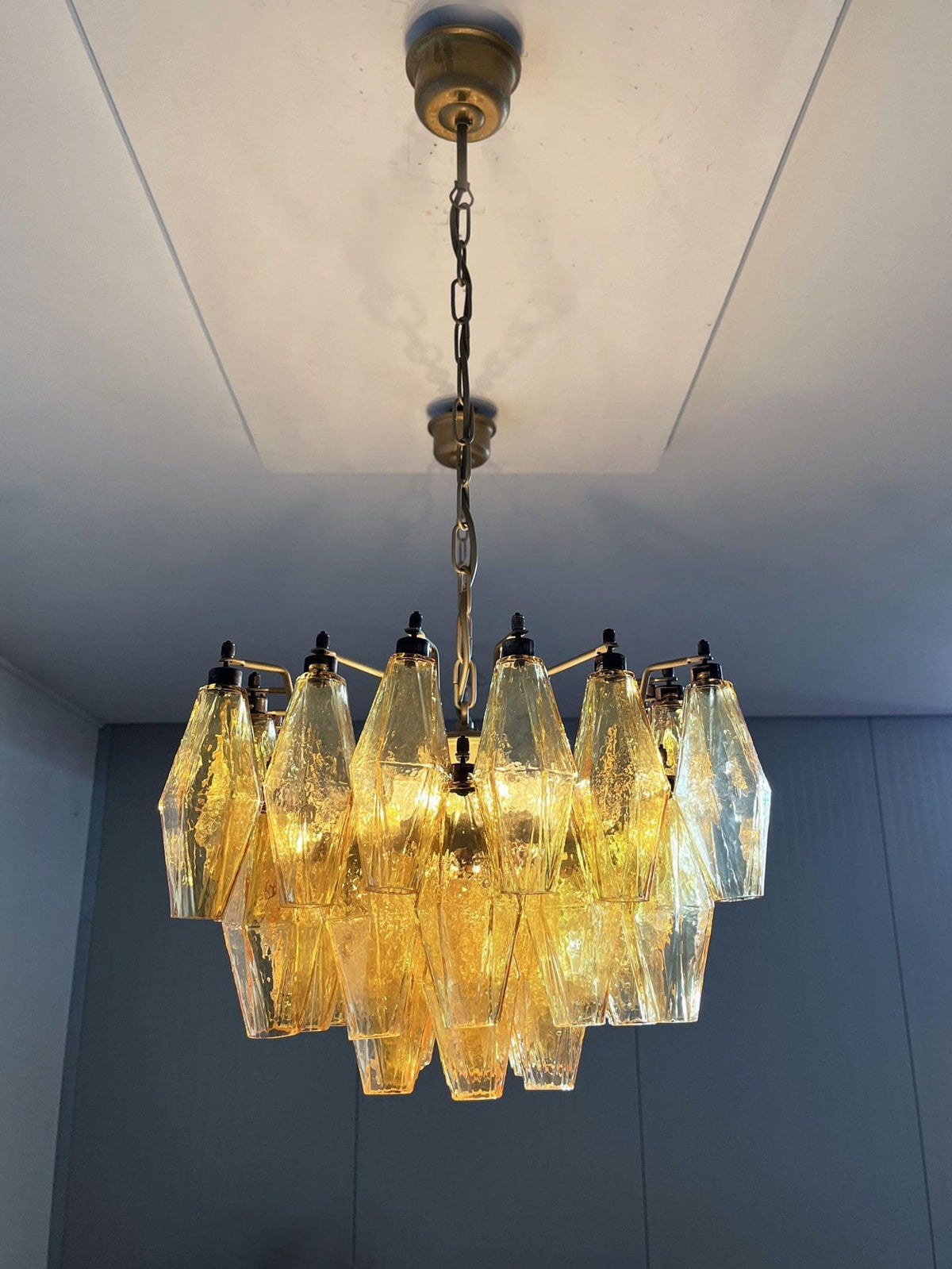 Murano Chandelier – Poliedri – 138 Glass