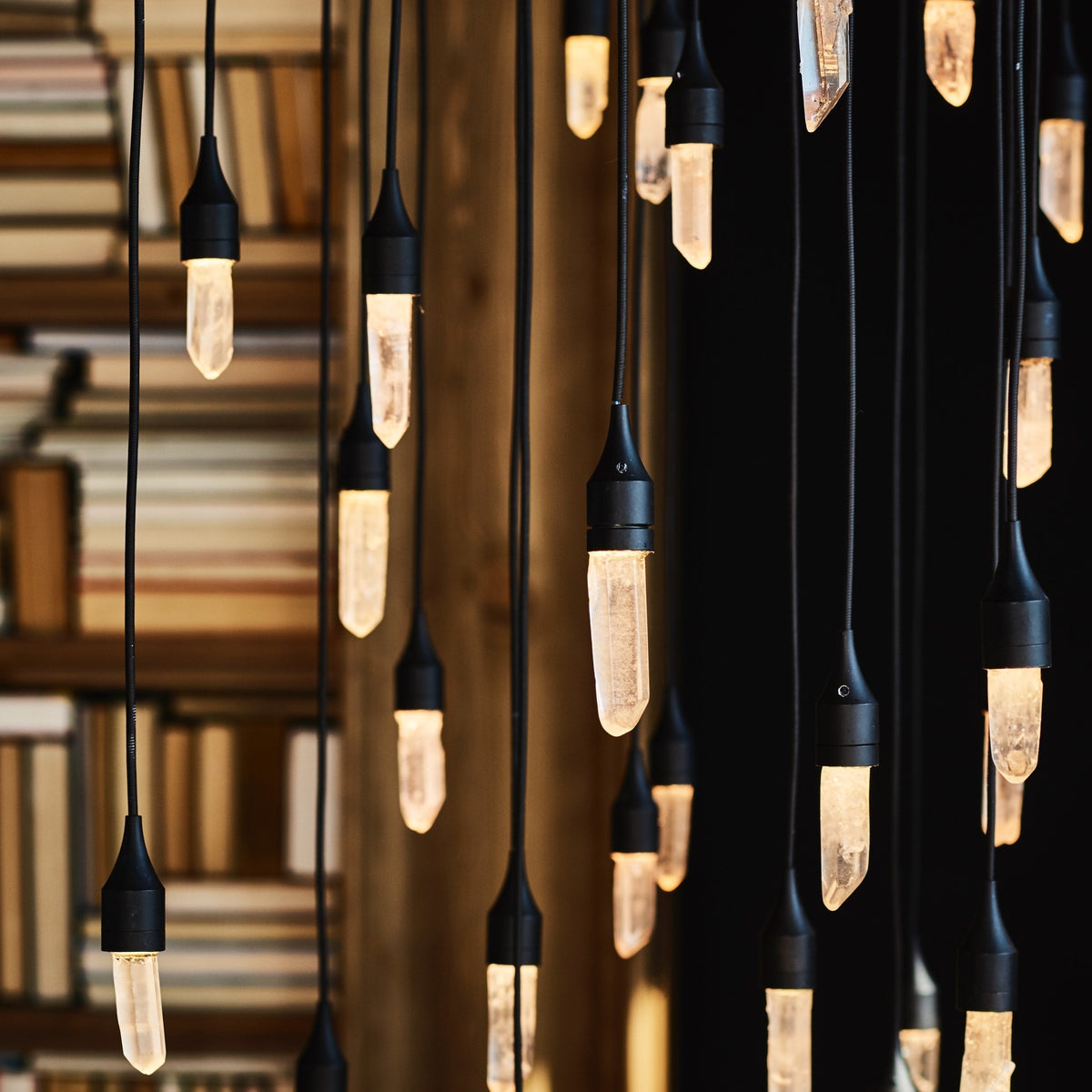Rock Crystal Raindrop Chandelier with Polished Finish for Living Room Dining Room Staircase Foyer