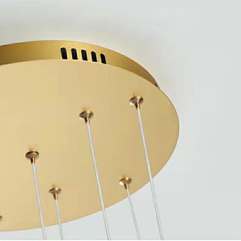 Spiral Staircase Chandelier Modern Style Ceiling Lamp Living Room Lighting