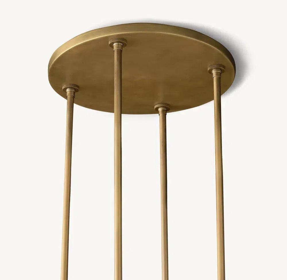 Lavelle Round Glass Chandelier 36"