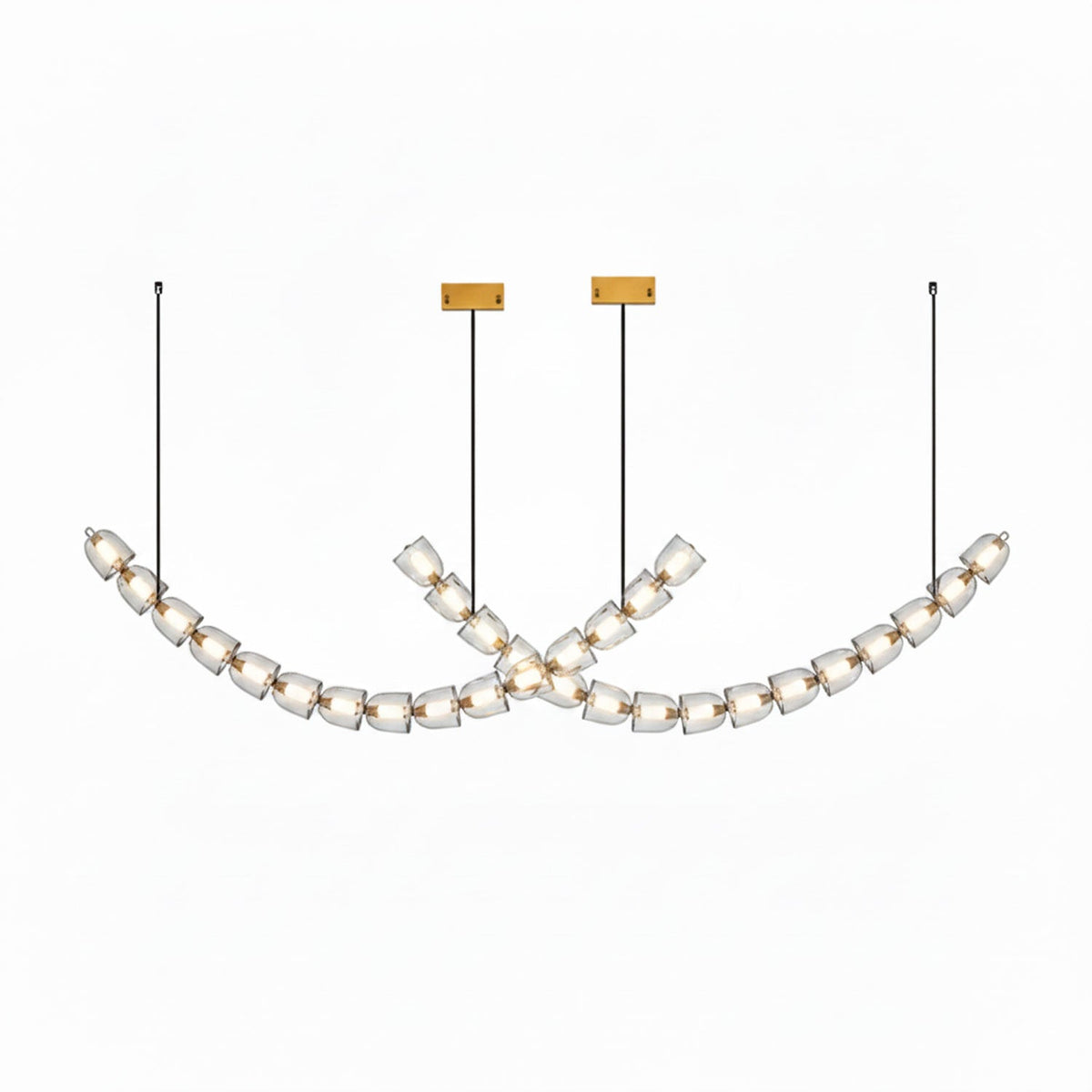 Gabriel Gold Crystal Chandelier