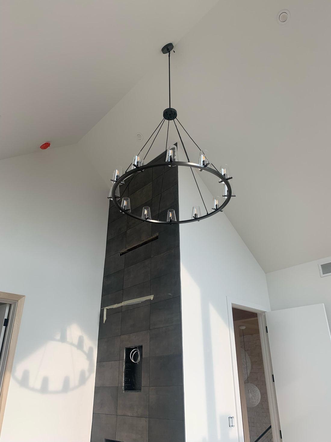 Paricia Clear Glass Round Chandelier 36" 48" 60"