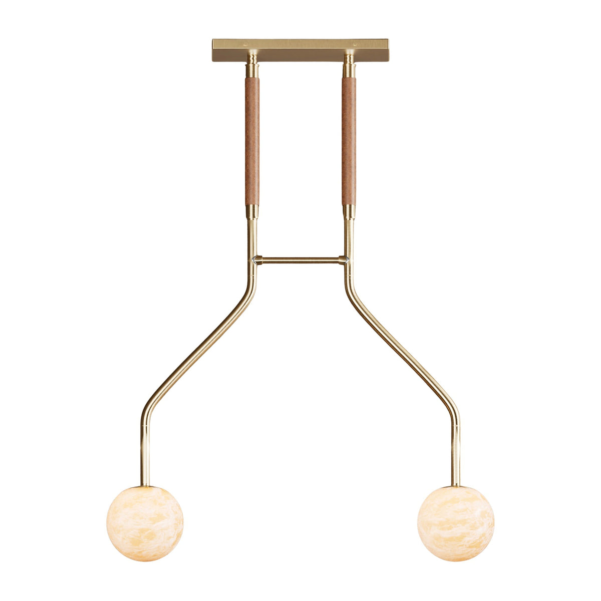 Peaks Alabaster Vanity Pendant