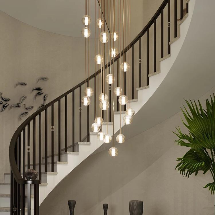 Adonis Suspension Water Drop Chandelier（ 43-Light Customized）