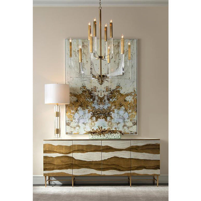 Linear Edge Chandelier