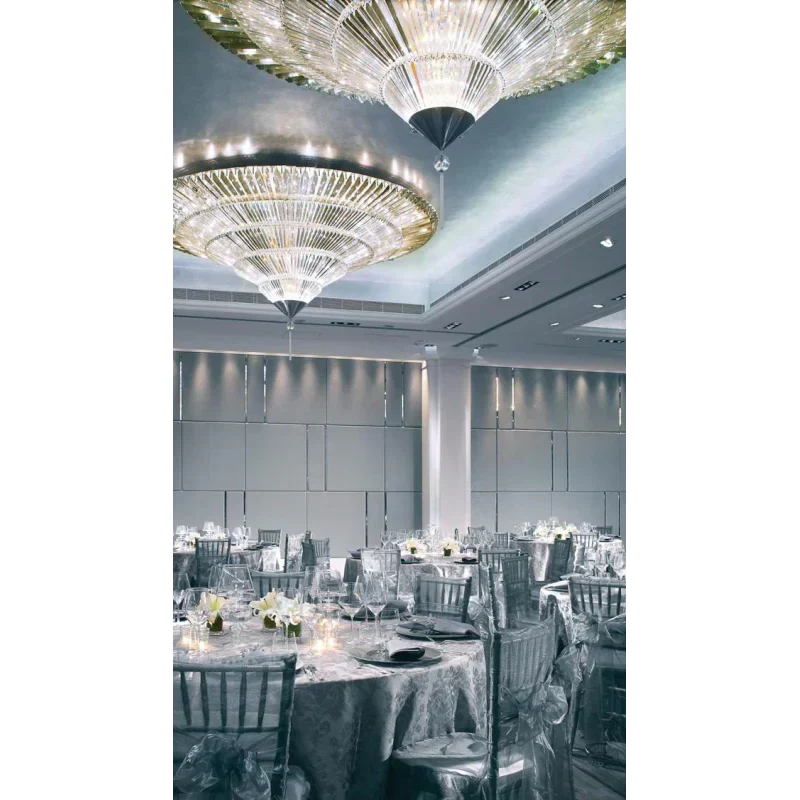 Modern Luxury Exquisite Flush Mount Crystal Chandelier for Low-Ceiling Space