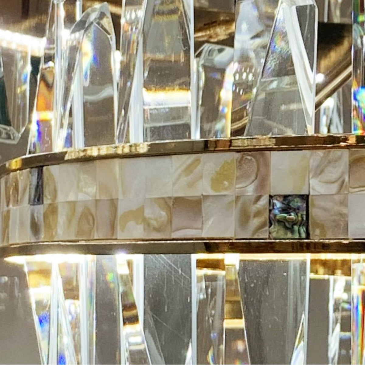 Affordable Round K9 Crystal Chandelier Lighting for Living Room Modern Rectangle Pendant Lamp for Dining Table