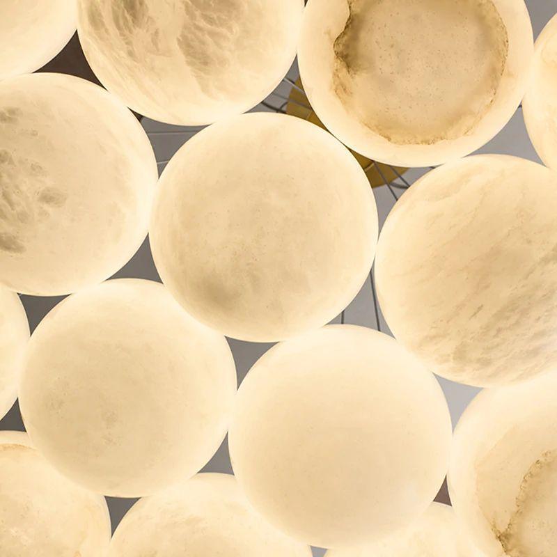 Alabaster Anne Ceiling Pendant 7 / 19 Lights