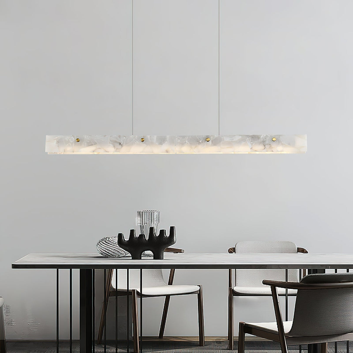 Alabaster LED Linear Pendant Light