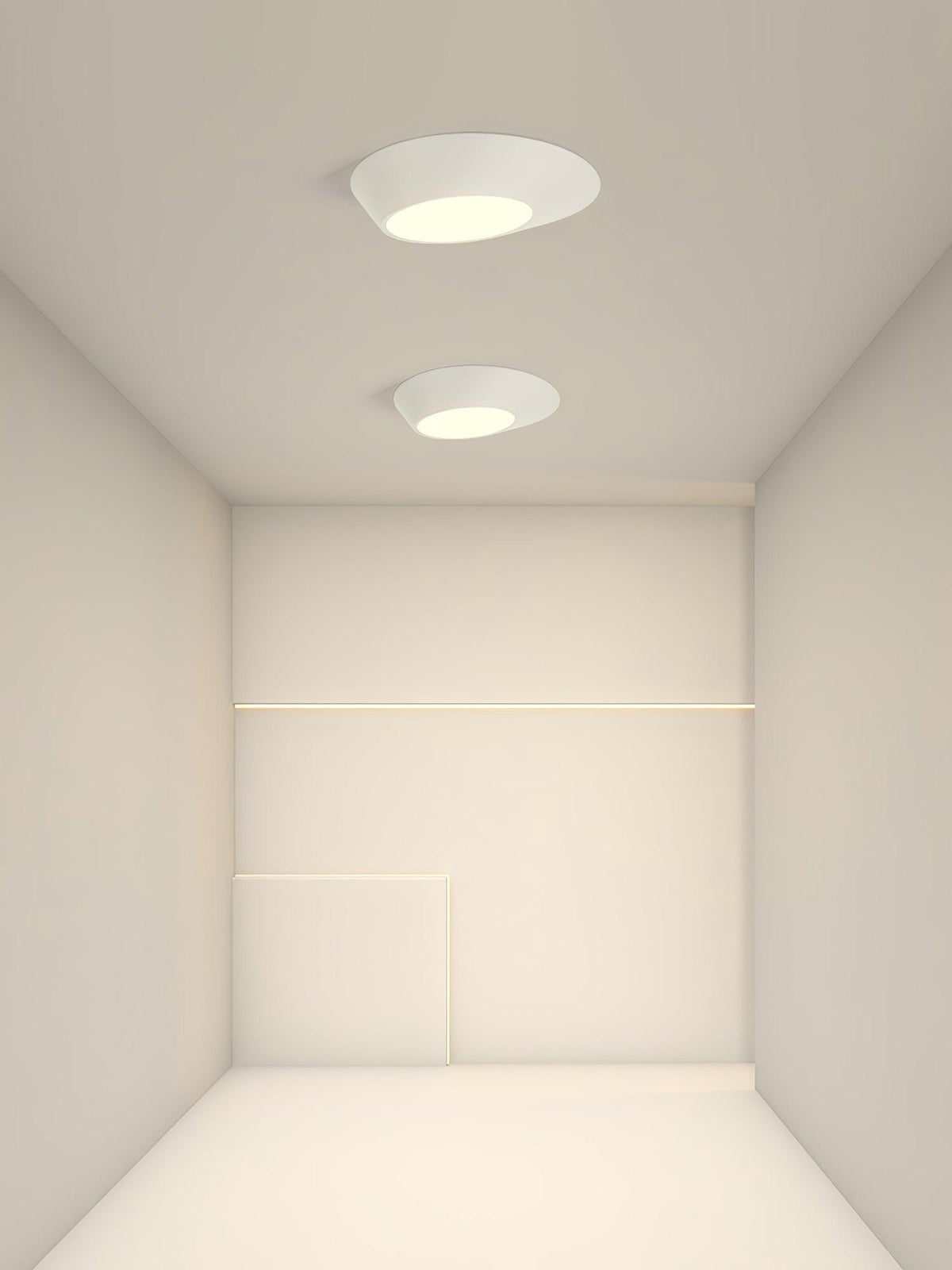Angled Ceiling Light