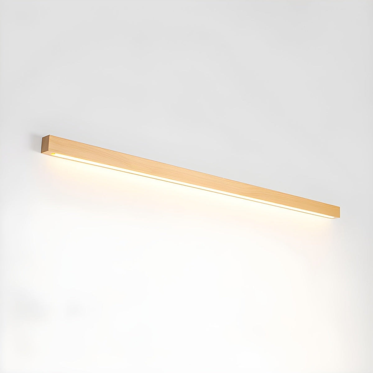 Arlo Linear Wood Plug-in Wall Light