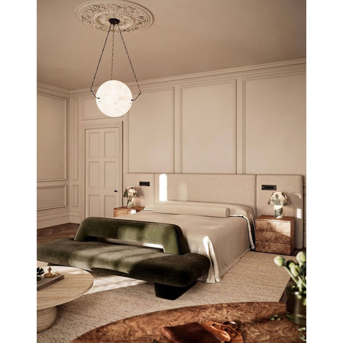 Atlas Alabaster Pendant Lamp