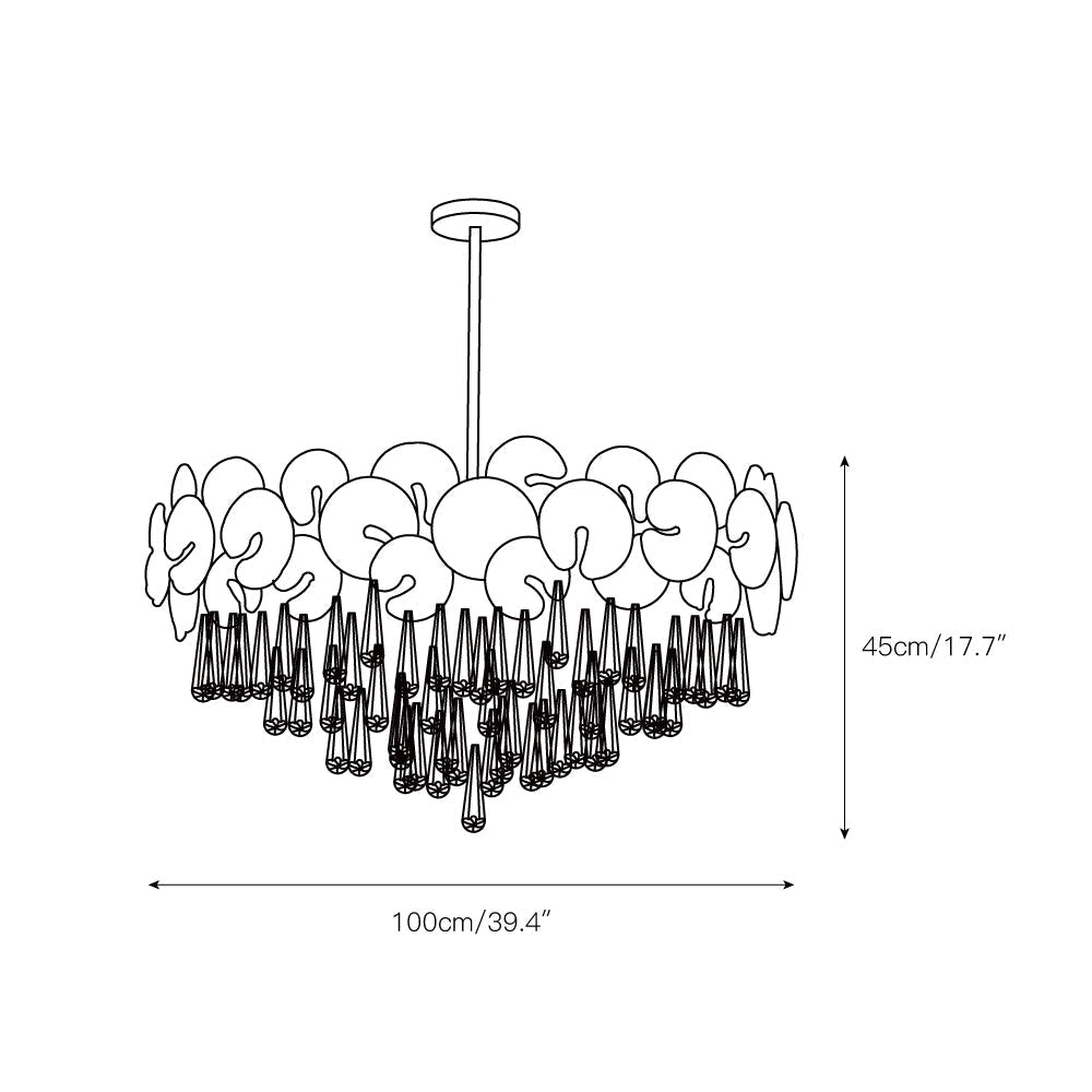 Atlas Crystal Chandelier