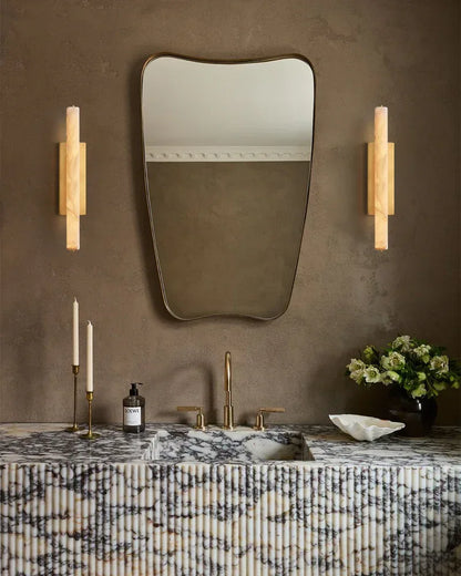 Audubon Alabaster Single Sconce
