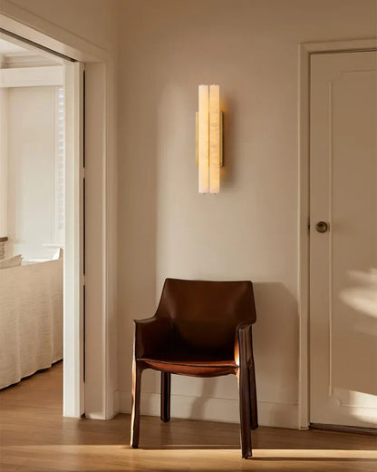Audubon Alabaster Double Sconce
