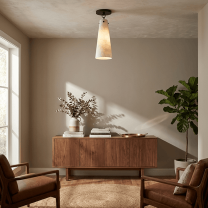 Aurelian Tapered Alabaster Ceiling Light - Vakkerlight