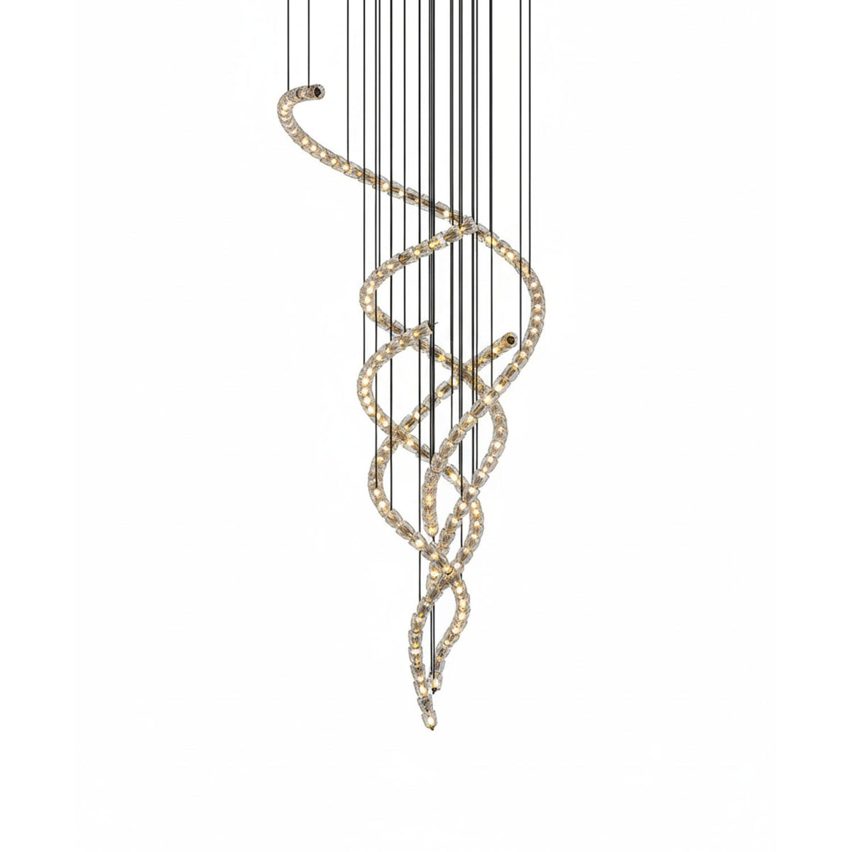 Gabriel Gold Crystal Chandelier