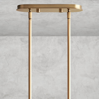 Mandoza Linear Glass Chandelier
