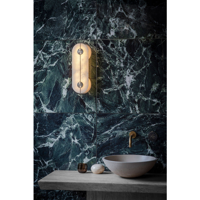 Brace Alabaster Wall Sconce