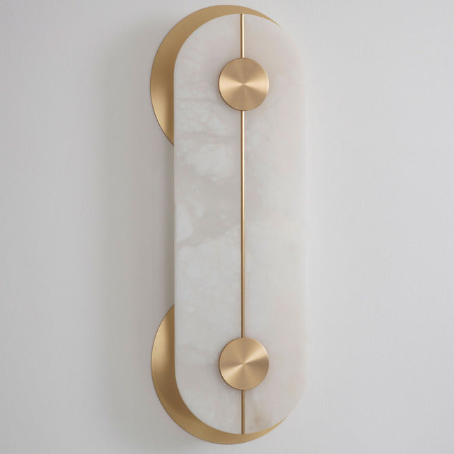 Brace Alabaster Wall Sconce