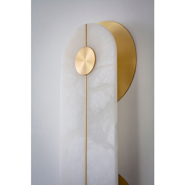 Brace Alabaster Wall Sconce