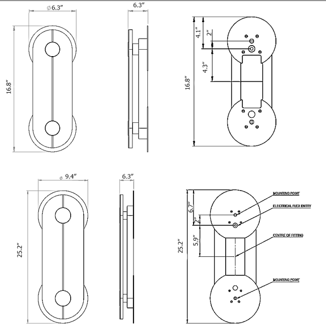 Brace Alabaster Wall Sconce