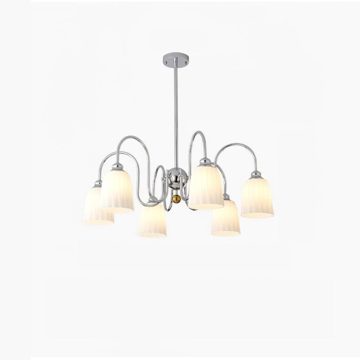 Bauhaus Pleated Chandelier