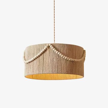 Beaded Boho Pendant Lamp