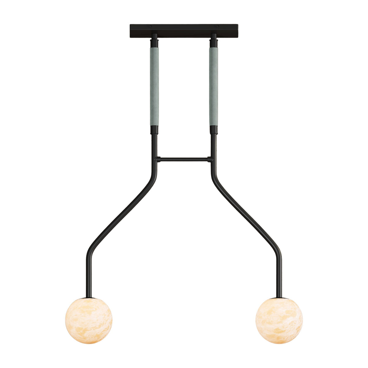Peaks Alabaster Vanity Pendant