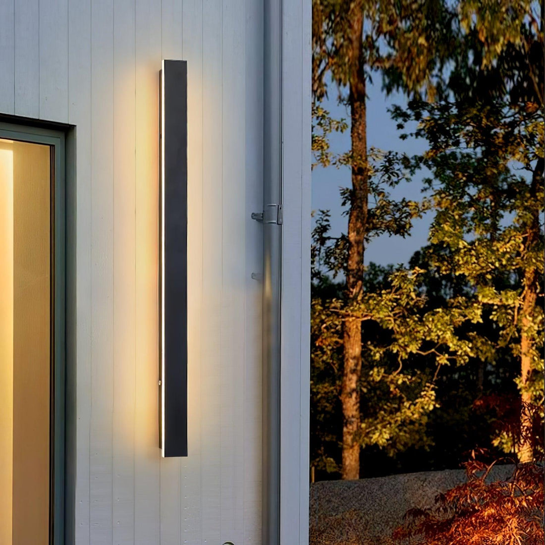 Long Strip Solar Outdoor Sconce
