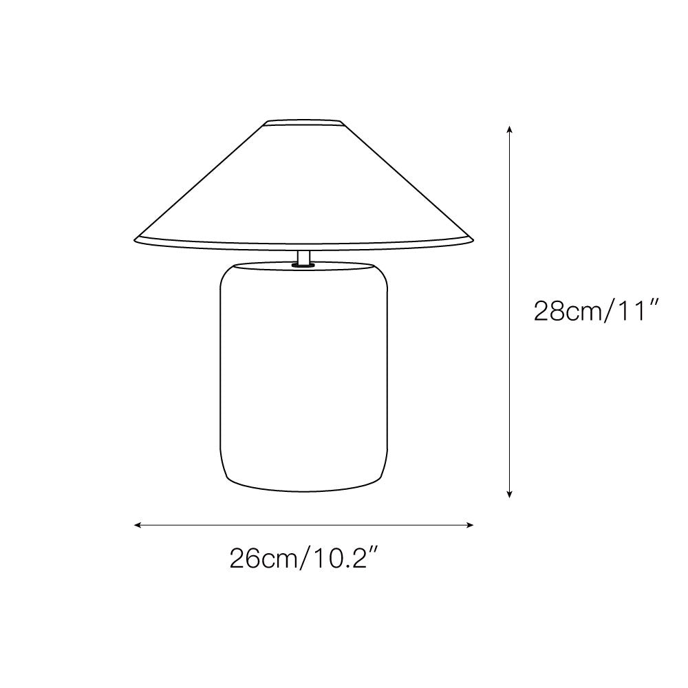 Block Marble Table Lamp