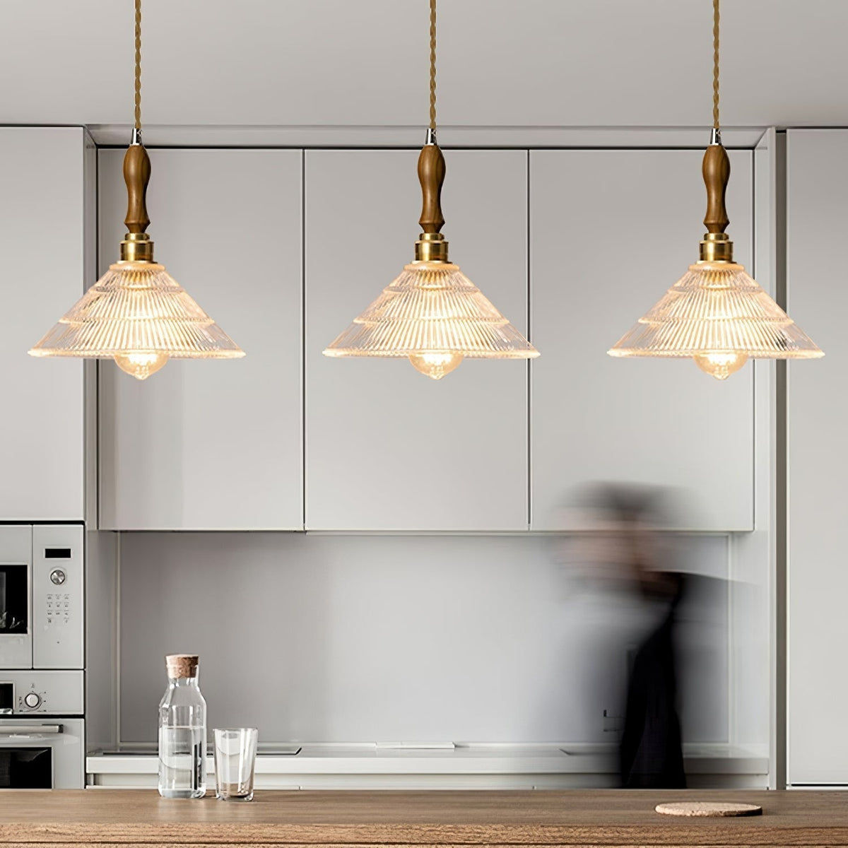 Vintage Ripple Pendant Lamp