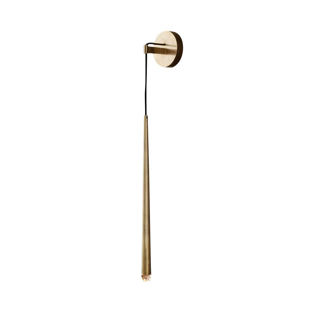 Cone Wall Lamp in Brass