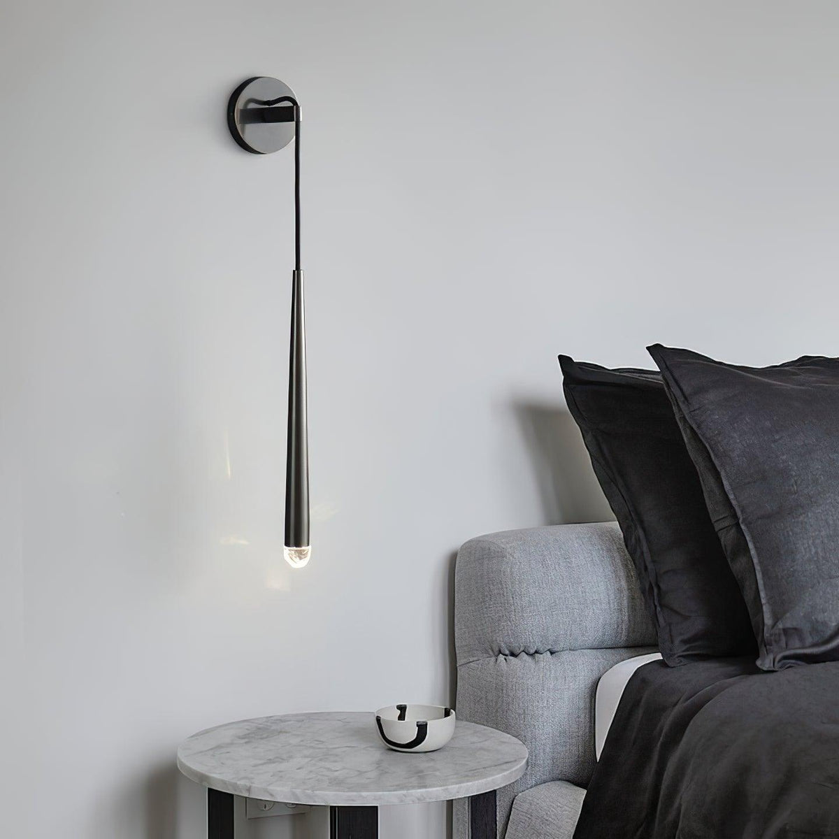 Cone Wall Lamp in Brass