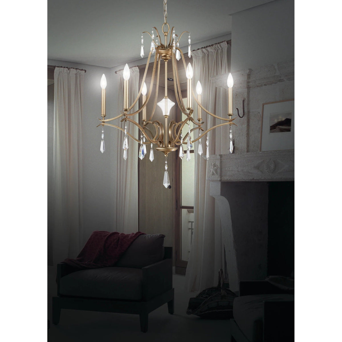 Brio Crystal Chandelier