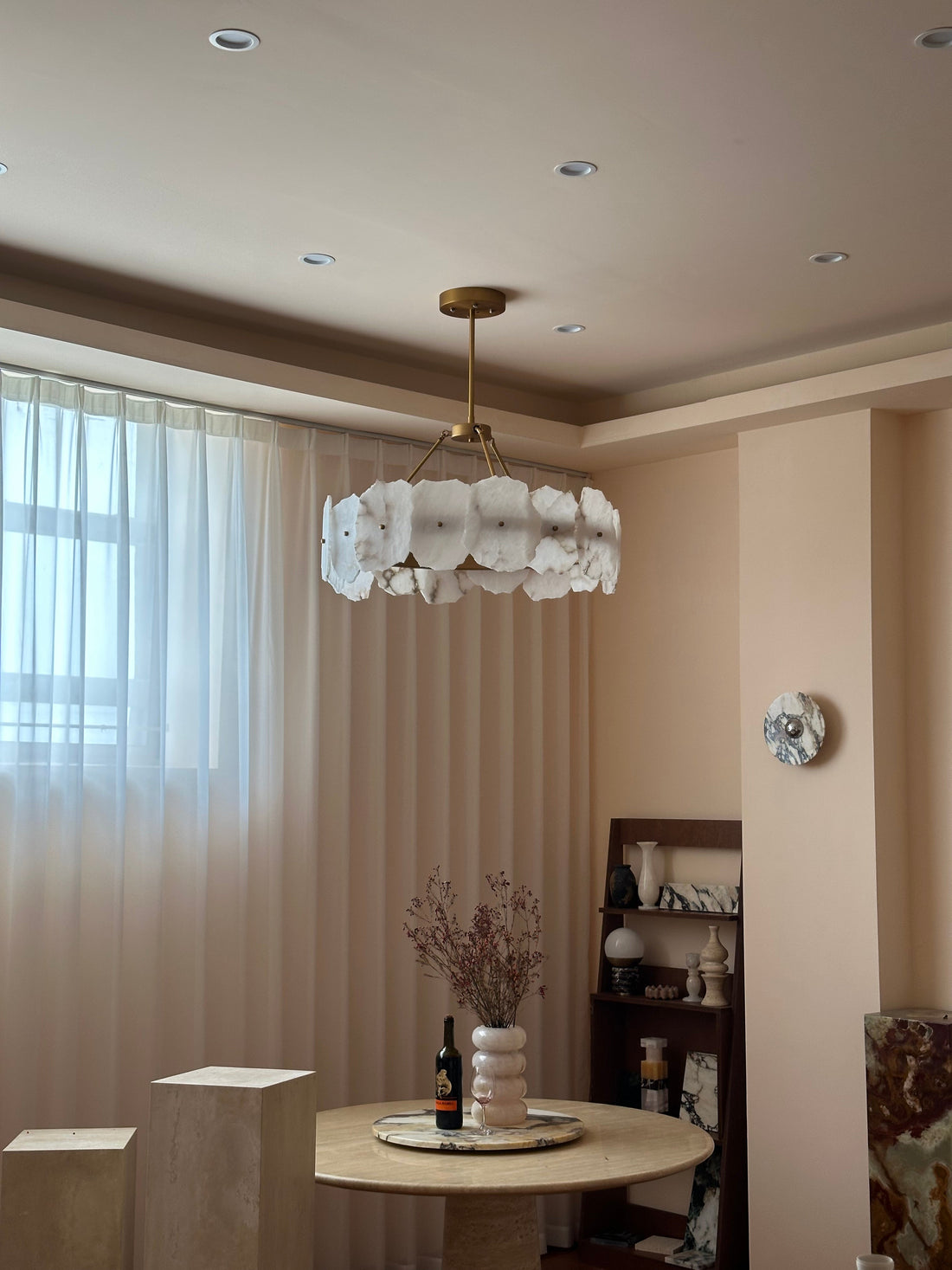 Burton Alabaster Chandelier