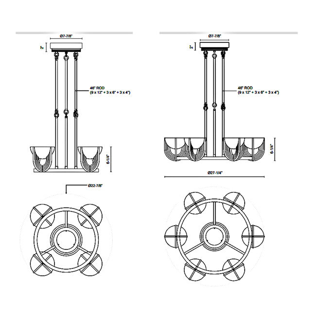 Empyrea Alabaster Chandelier
