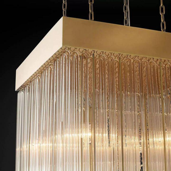 Casa Square Chandelier 30"