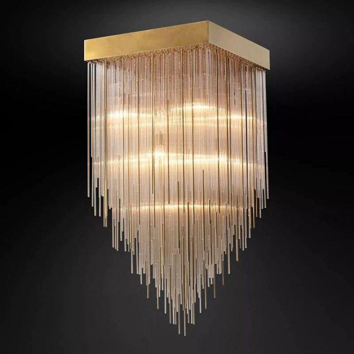 Casa Square Chandelier 30"