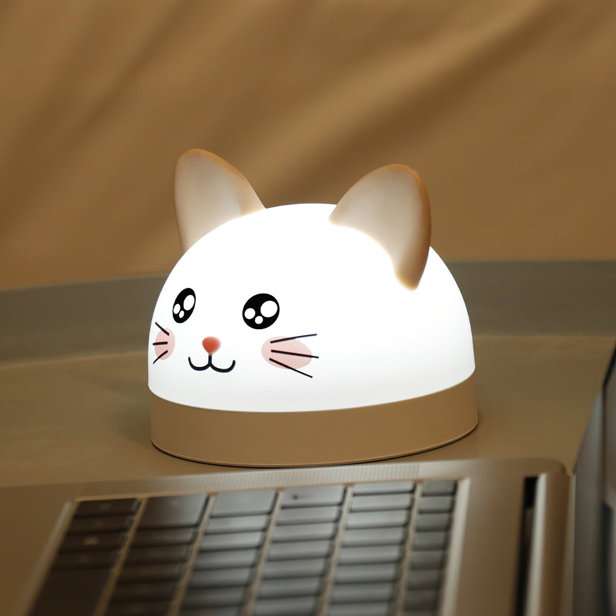 Cat Mouse Clock Night Light