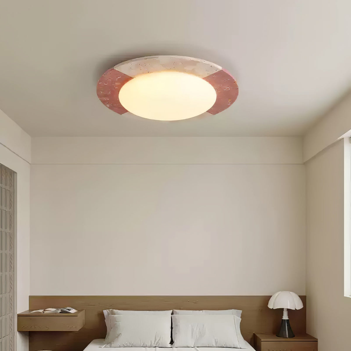 Celestial Travertine Ceiling Lamp