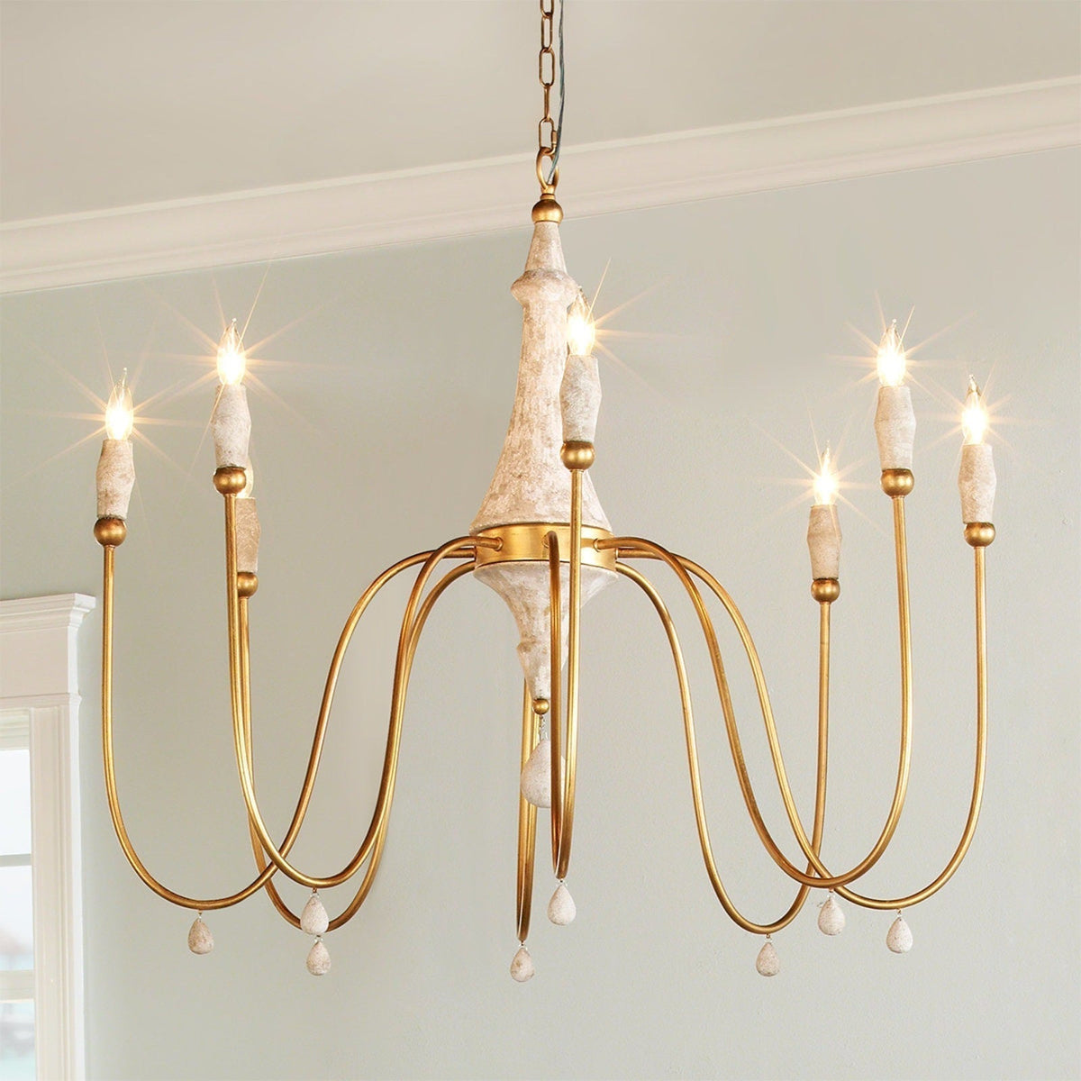 Clay Chandelier