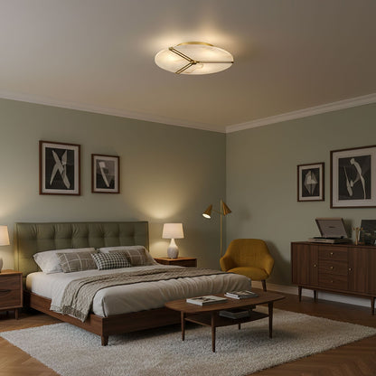 Clocks Alabaster Ceiling Light - Vakkerlight