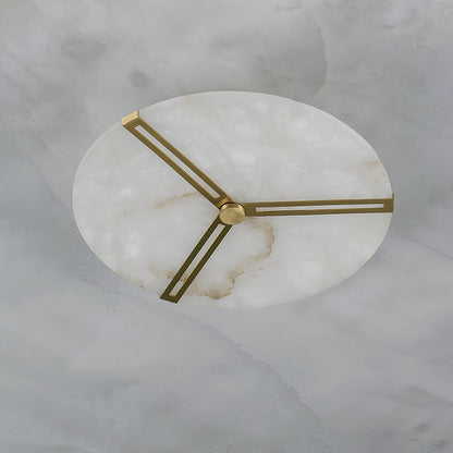 Clocks Alabaster Ceiling Light - Vakkerlight